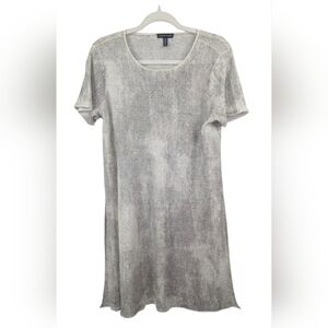 Eileen Fisher Tunic Size Extra Small Sheer With High Side Slits Shimmery